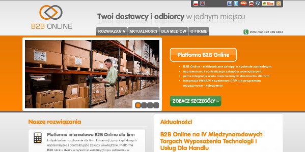 B2B Online screenshot
