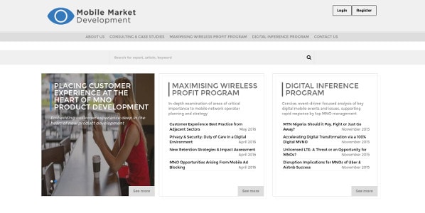 Mobile Market Development screenshot