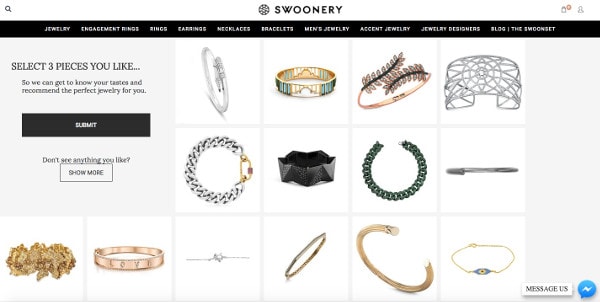Swoonery screenshot